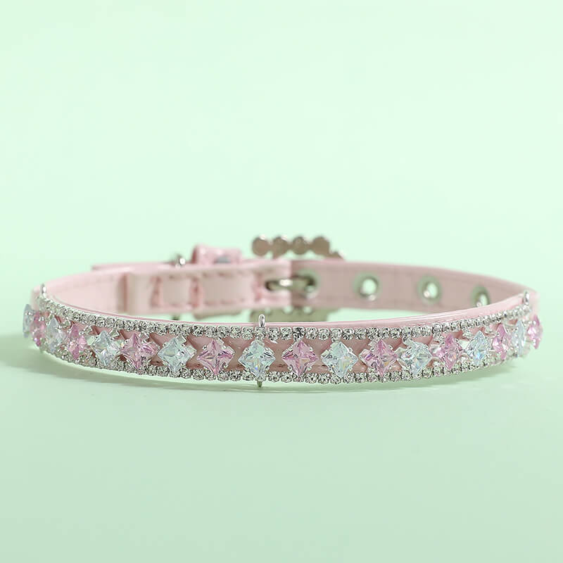 Pet supplies collar, leash, neck set, cat necklace, small, medium dog collar accessories