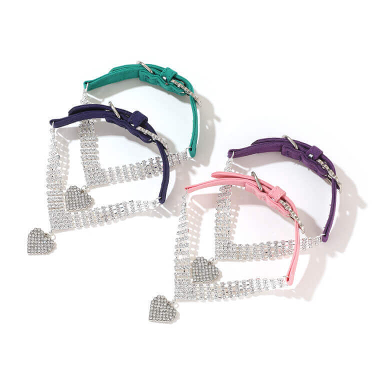 Pet supplies collar lead rope neck ring Pearl cat necklace Dog ring small and medium dog collar accessories