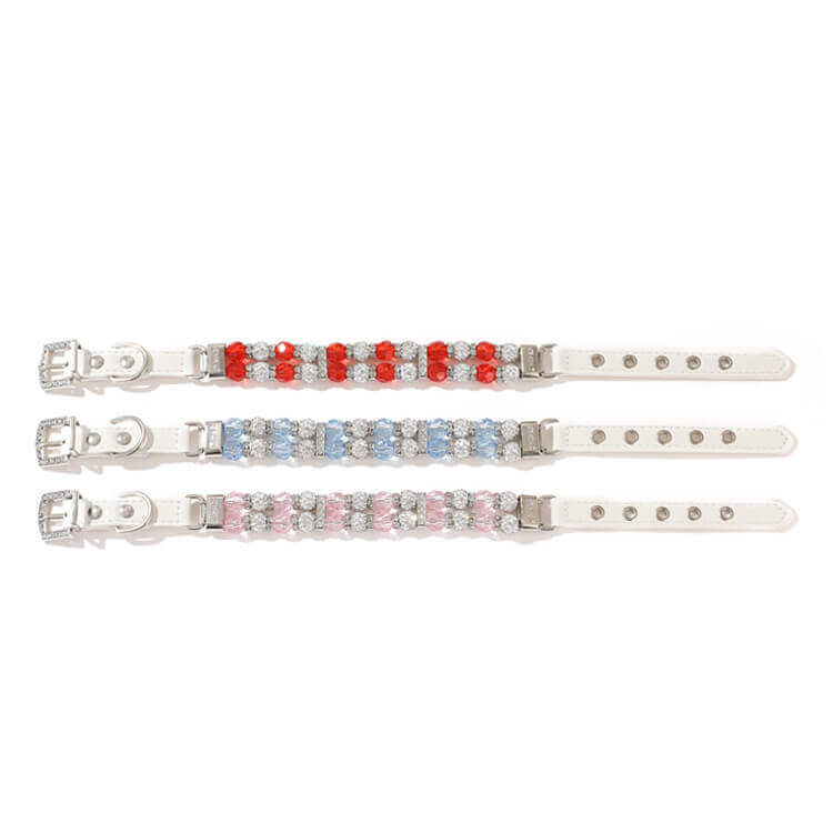 Pet accessories collar leash neck bead cat necklace Small dog collar collar accessories
