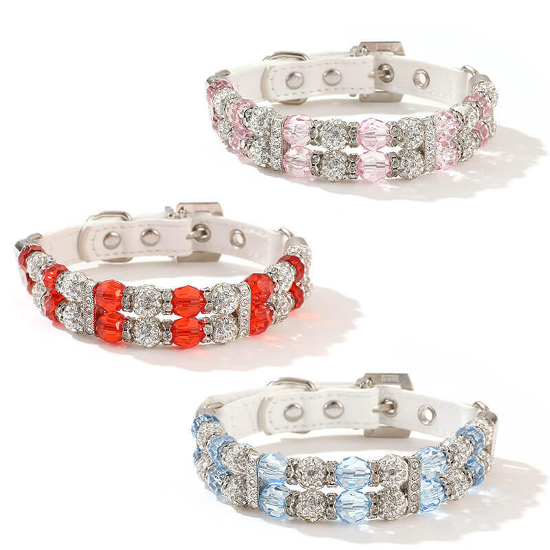 Pet accessories collar leash neck bead cat necklace Small dog collar collar accessories
