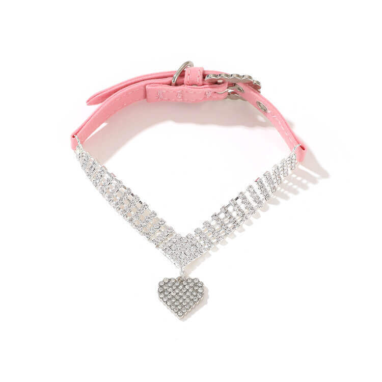 Pet supplies collar lead rope neck ring Pearl cat necklace Dog ring small and medium dog collar accessories