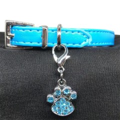 dog paw collar pendant