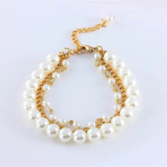 Pearl Pet Collar Bell Cat Dog Pet Jewelry