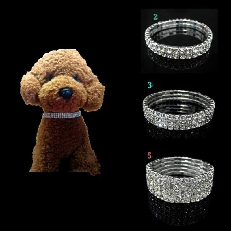 Rhinestone Dog Necklace