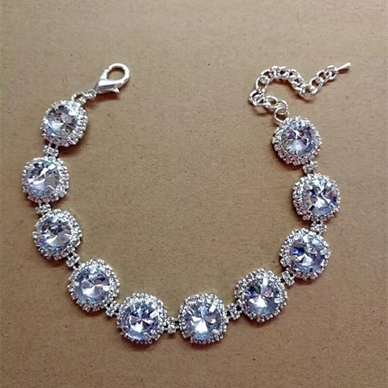 Rhinestone Pearl Necklace Jewelry Pet Collar
