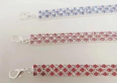 New rhinestone heart-shaped necklaces for pet dogs and cat crystal collars
