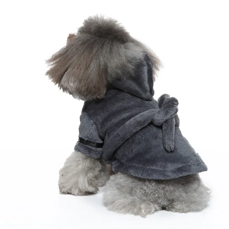 Hot Selling High Quality Pet Clothing Quick Dry Bath Towel Dog Bathrobe Clothes Pet Nightgown Pajamas