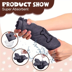 Wholesale Pet Cat Dog Bath Towel Cleaning Grooming Products Small Medium Large Soft Microfiber Drying Pet Cat Dog Towel