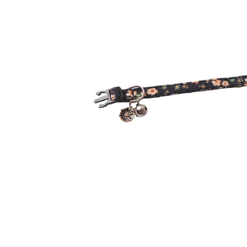Amigo New Pet products Floral series Cat Collar Floral Accessories Cat collar Kitten collar with bell