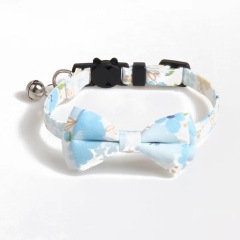 Hot sale Dog Bow Tie Plaid Custom Logo Dog Collar Metal Buckle Cat Bow Tie