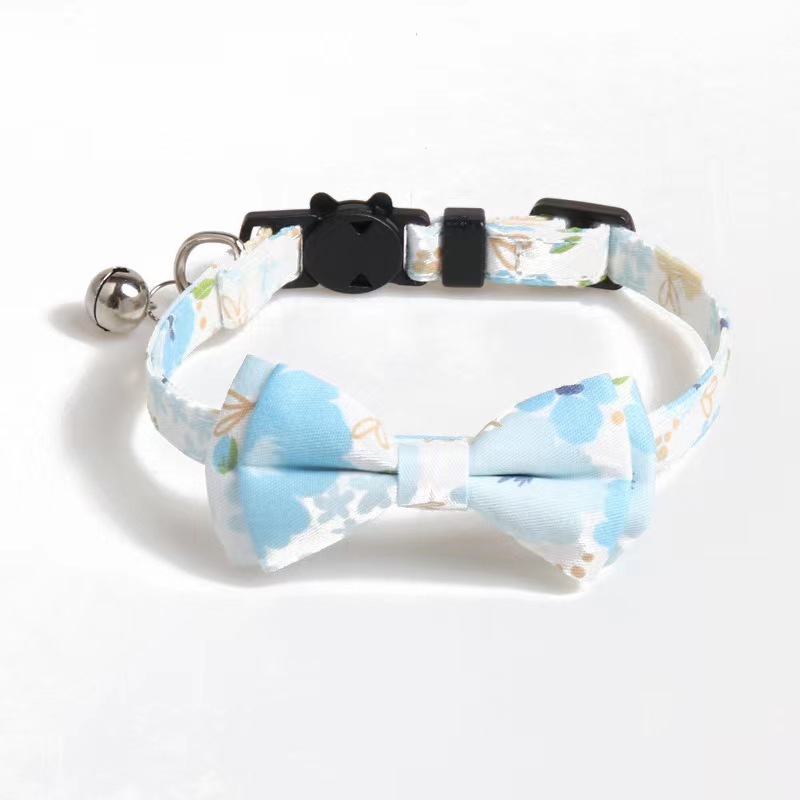 Hot sale Dog Bow Tie Plaid Custom Logo Dog Collar Metal Buckle Cat Bow Tie