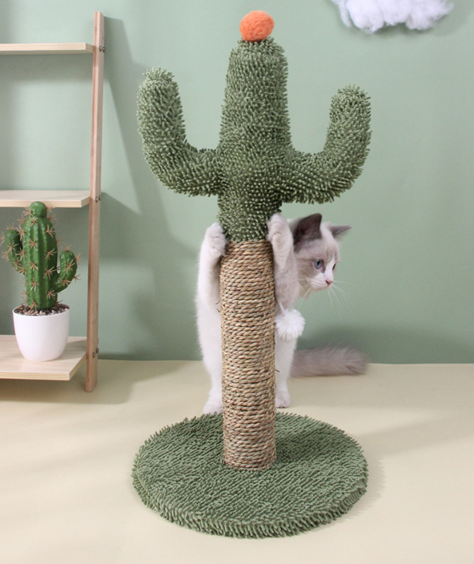 Cats Climbing Post Cactus Shape Jumping Scratching Towers Indoor Playing Cats Trees