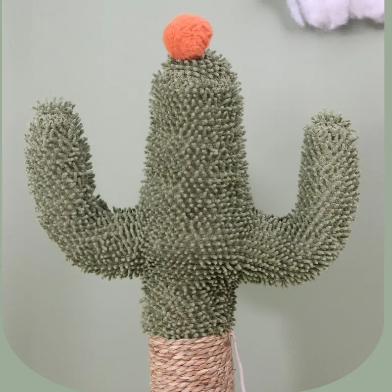 Cats Climbing Post Cactus Shape Jumping Scratching Towers Indoor Playing Cats Trees