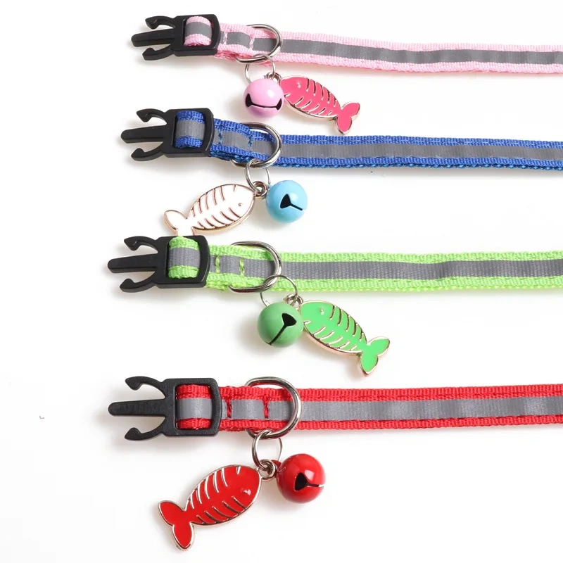 Adjustable Night Light Pet Tracker Cat and Dog  Pet Supplies Collars Pet Collar Manufacturer Reflective Dog Collar