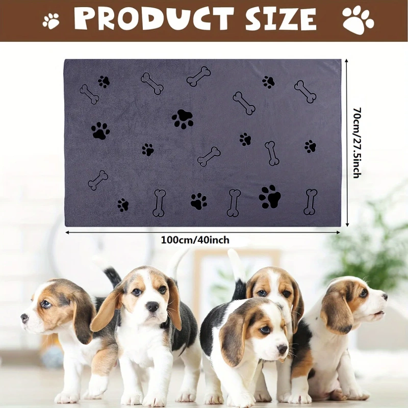 Wholesale Pet Cat Dog Bath Towel Cleaning Grooming Products Small Medium Large Soft Microfiber Drying Pet Cat Dog Towel