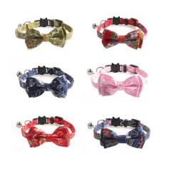 pet collar cat with Chinese style series ethnic style cat collar with bell