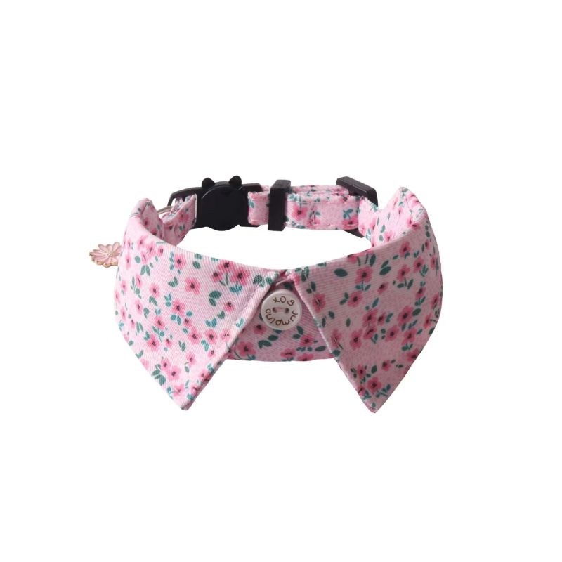 New Pet products Floral series Cat Collar Floral Accessories Cat collar Kitten collar with bell