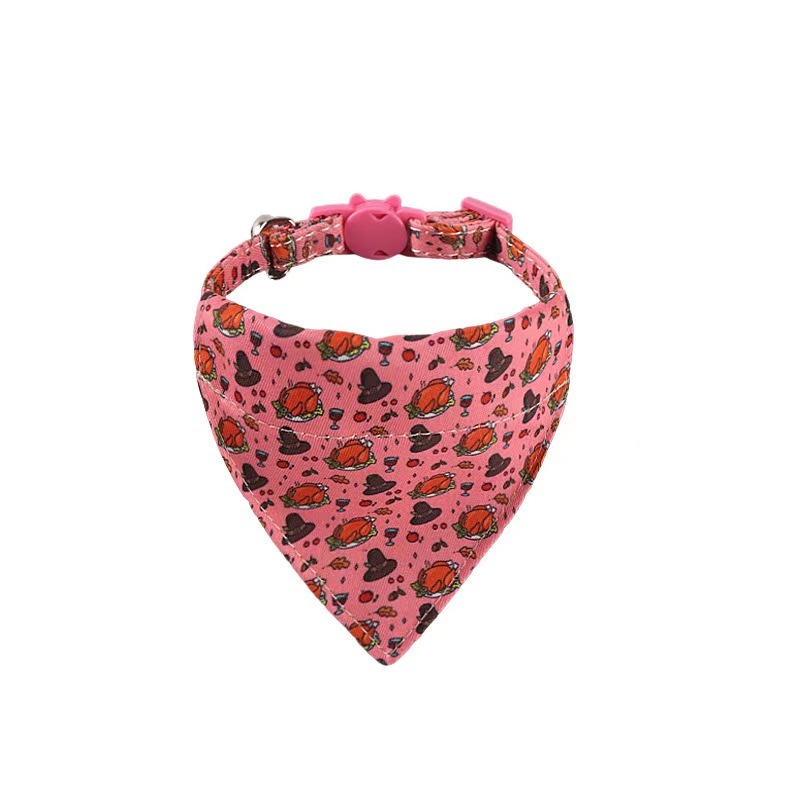 New Pet products Festivals series Cat Collar Halloween Christmas and Thanksgiving Cat collar Kitten collar with bell