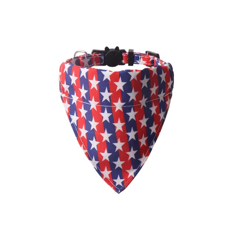 New product with bell pet collar national flag cat and dog collar