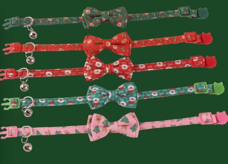New Pet products Festivals series Cat Collar Halloween Christmas and Thanksgiving Cat collar Kitten collar with bell