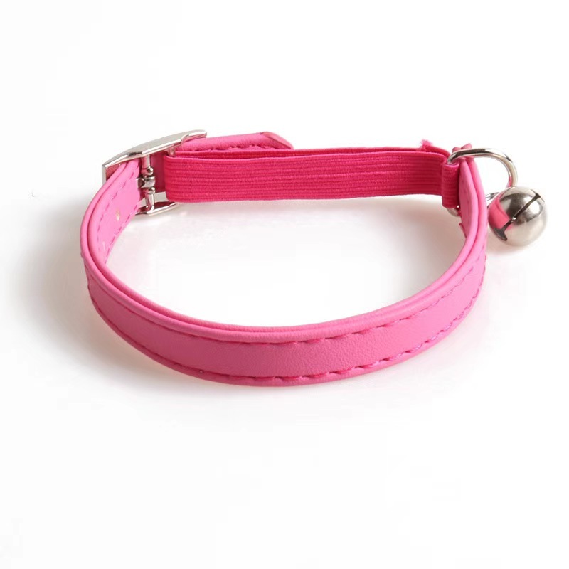Pet multi-color cat collar PU