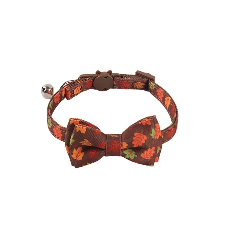 New Pet products Festivals series Cat Collar Halloween Christmas and Thanksgiving Cat collar Kitten collar with bell