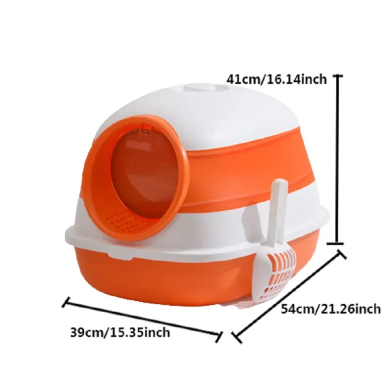 Pet Supplies Wholesale Pet Cat Toilet box Large Uv Light Cat Litter Box Folded Soft Silicone Enclosed Cat Liter Box