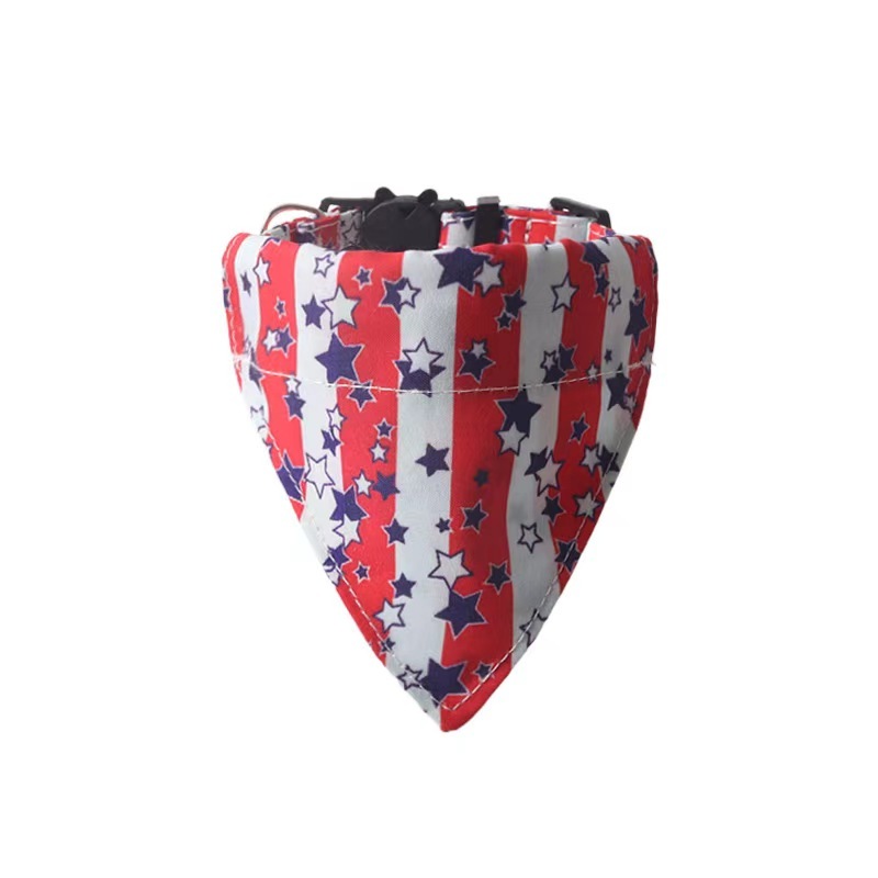 New product with bell pet collar national flag cat and dog collar