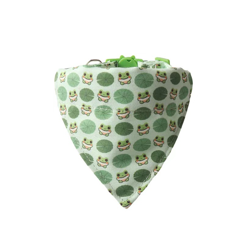 New Pet products Custom Printing animal series cat collar bowknot bandana with bell kitten collar