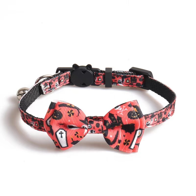 Halloween pet cat collar
