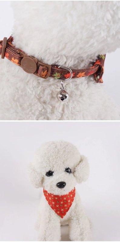 New Pet products Festivals series Cat Collar Halloween Christmas and Thanksgiving Cat collar Kitten collar with bell