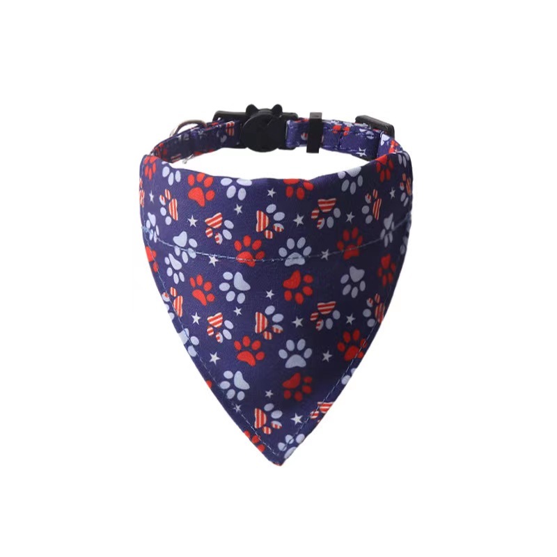 New product with bell pet collar national flag cat and dog collar