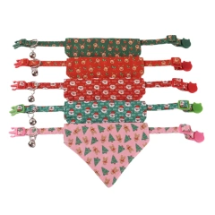 Amigo New Pet products Festivals series Cat Collar Halloween Christmas and Thanksgiving Cat collar Kitten collar with bell