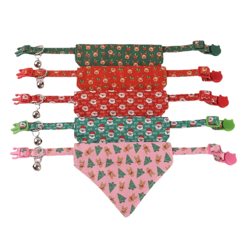 Amigo New Pet products Festivals series Cat Collar Halloween Christmas and Thanksgiving Cat collar Kitten collar with bell