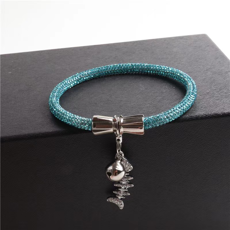 Pet accessories Bling Diamond Crystal Cat collar Necklace Luxury Rhinestone Dog puppy Collar
