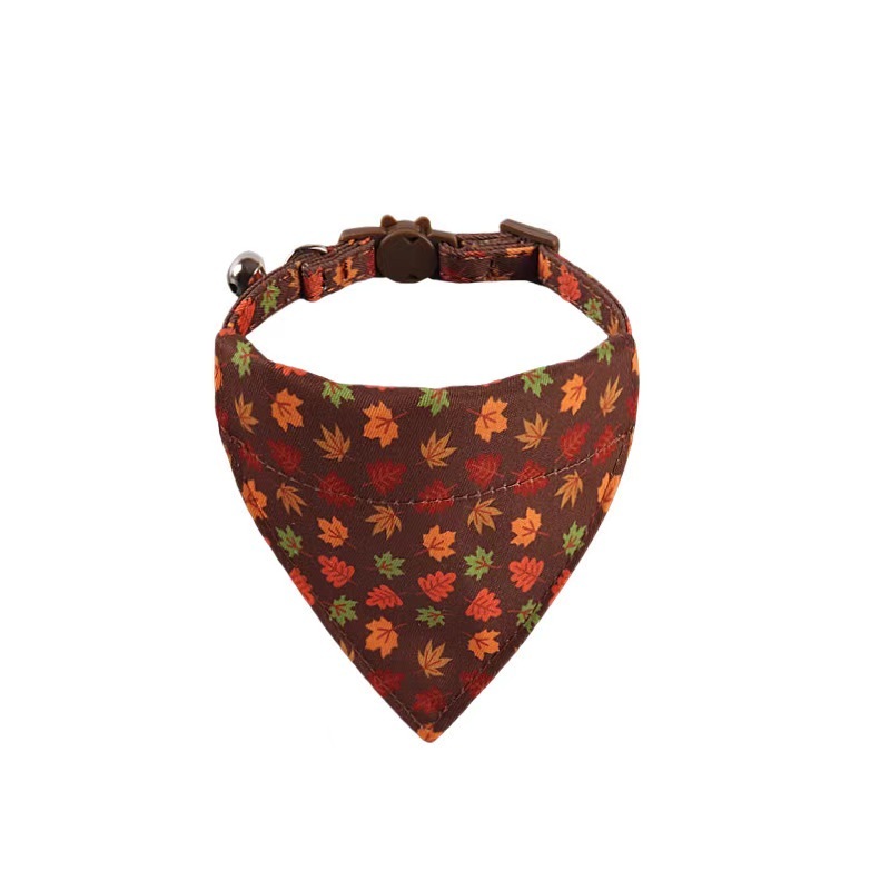 New Pet products Festivals series Cat Collar Halloween Christmas and Thanksgiving Cat collar Kitten collar with bell