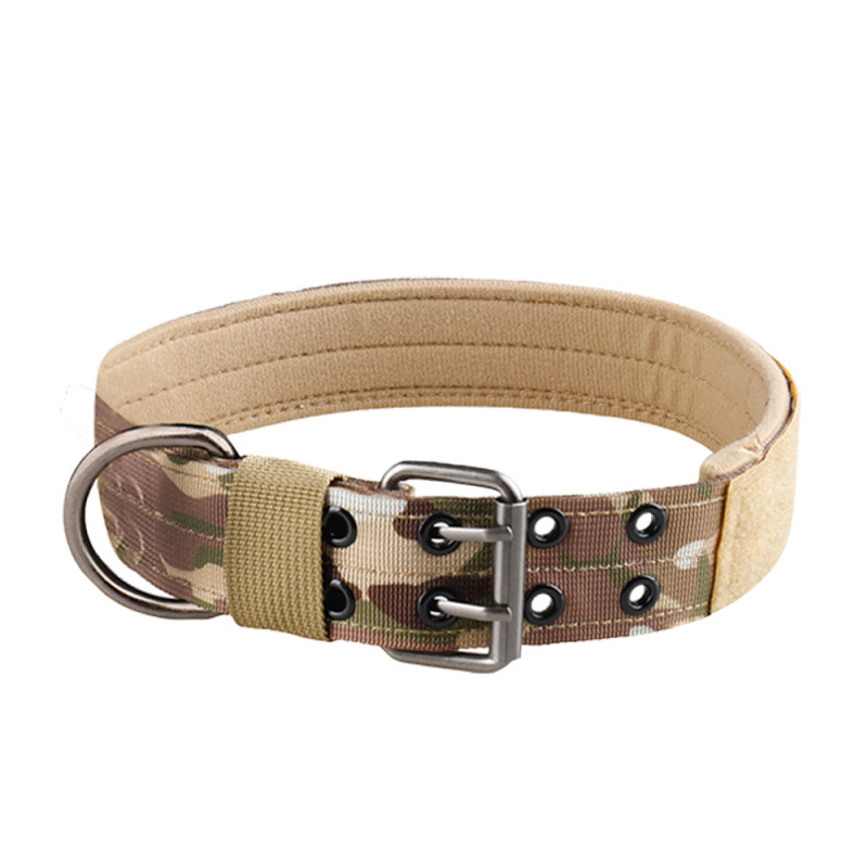 Waterproof Training Large Dog Collar Set Custom Logo Adjustable Nylon Webbing Tactical Big Dog Collar Leash Set