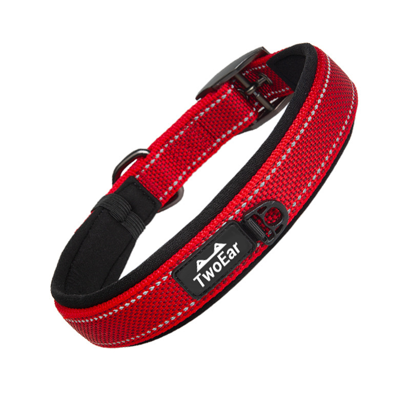 Adjustable Breakaway Reflective Plain Nylon Webbing Dog Collars For Small Medium Large Dog Puppy Cats Collar