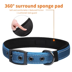 Adjustable Breakaway Reflective Plain Nylon Webbing Dog Collars For Small Medium Large Dog Puppy Cats Collar