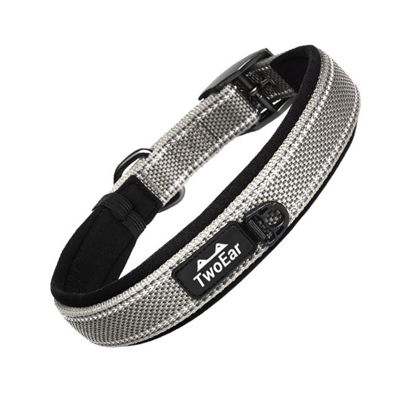 Adjustable Breakaway Reflective Plain Nylon Webbing Dog Collars For Small Medium Large Dog Puppy Cats Collar