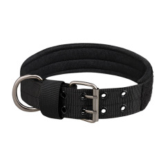 Waterproof Training Large Dog Collar Set Custom Logo Adjustable Nylon Webbing Tactical Big Dog Collar Leash Set