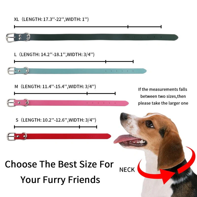 2024 New Product Outdoor Sport Training Pvc Dog Collar Waterproof Durable Factory Pet Collar With Metal Hardware