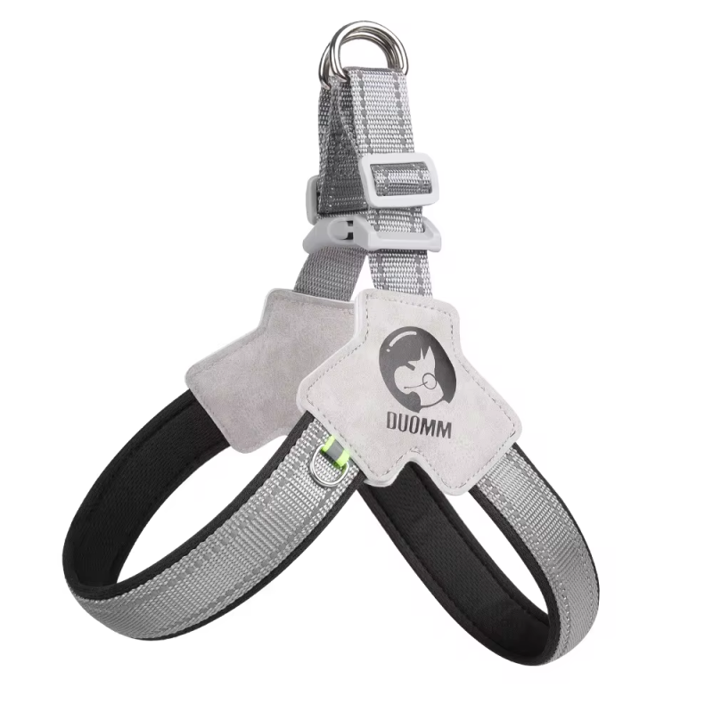 New style dog chest strap, saddle style pet chest strap, breathable reflective dog strap, pet leash