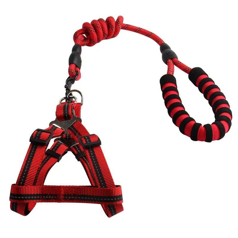 The manufacturer of pet reflective chest strap leash, multi-color optional sustainable use leash for dogs