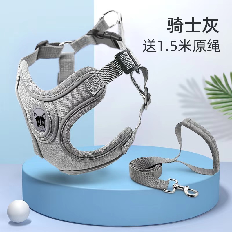 Dog Harness Leash Set Adjustable Pet Harness Vest For Small Large Dog Cat Reflective Mesh Puppy Cat Chest Strap Dog Accessories
