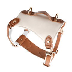High Quality Leather Dog Leash Dog collar And Harness set