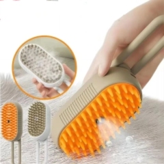 Steam Pet Brush 3-in-1 Massage Dog Steam Brush Pet Beauty Remove Tangled and Loose Hair From Cats and Dogs