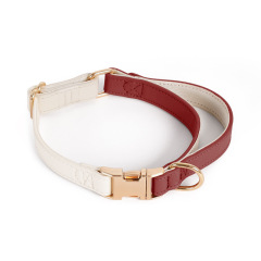 High Quality Leather Dog Leash Dog collar And Harness set