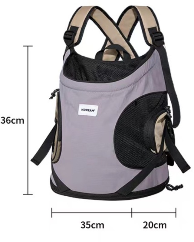 Travel Chest Sling Bag Pet Front Cat Dog Carrier Breathable Canvas Portable Backpack Cross Shoulder Strap