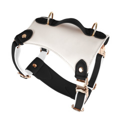 High Quality Leather Dog Leash Dog collar And Harness set